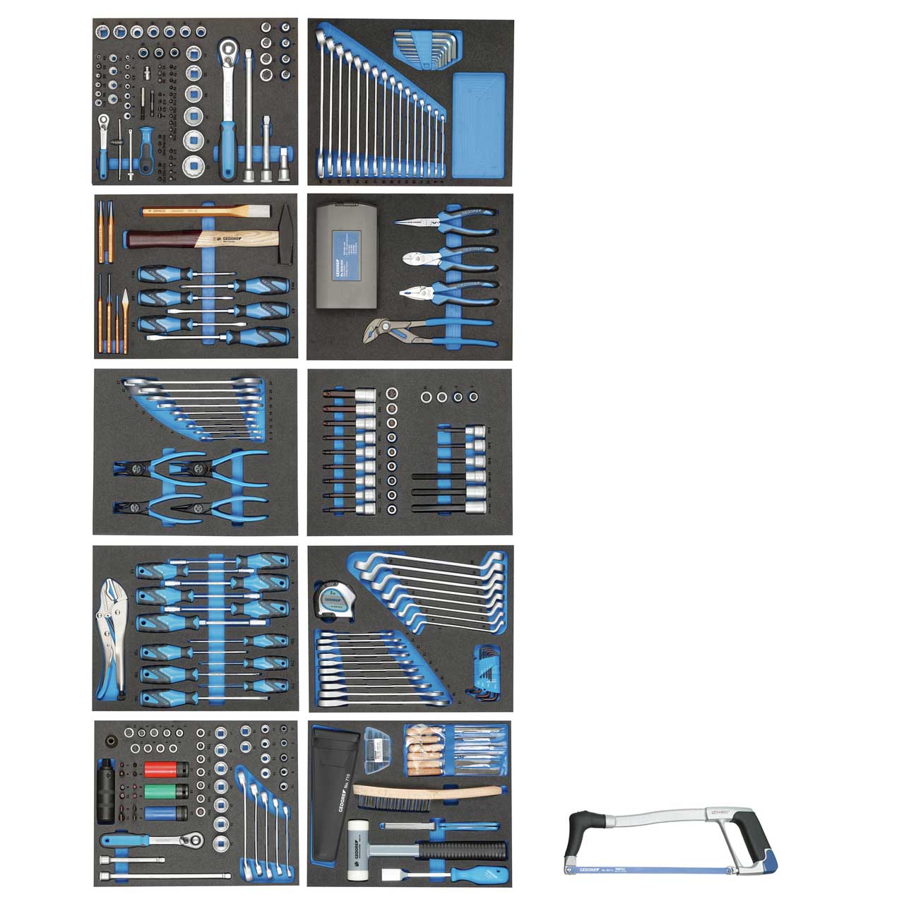 GEDORE TS - 308 - Surtido de 308 herramientas en módulos Check - Tool - Ferrotecnia