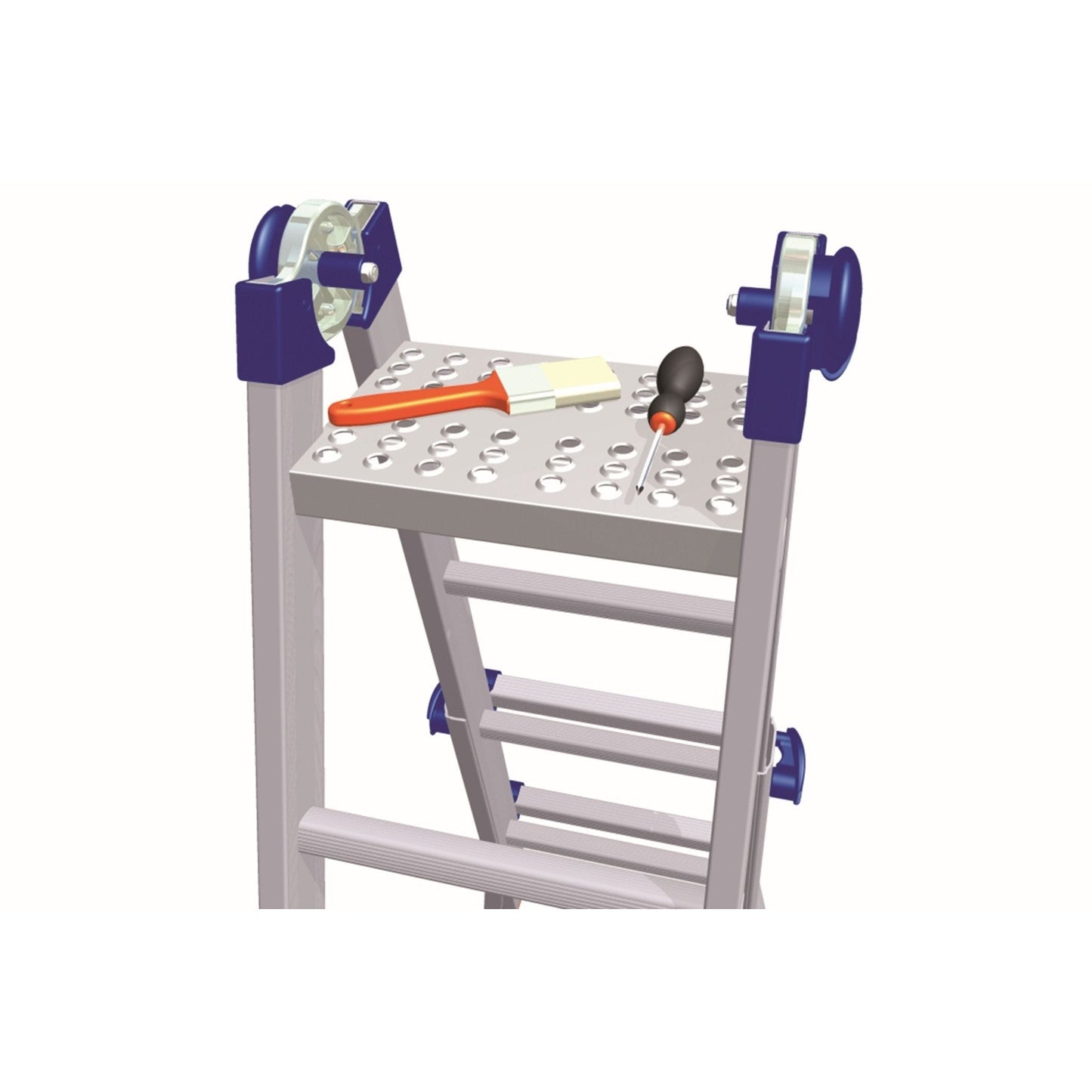 Gierre D4038 - PEPPina PRO Telescopic Multifunction Ladder Storage Platform