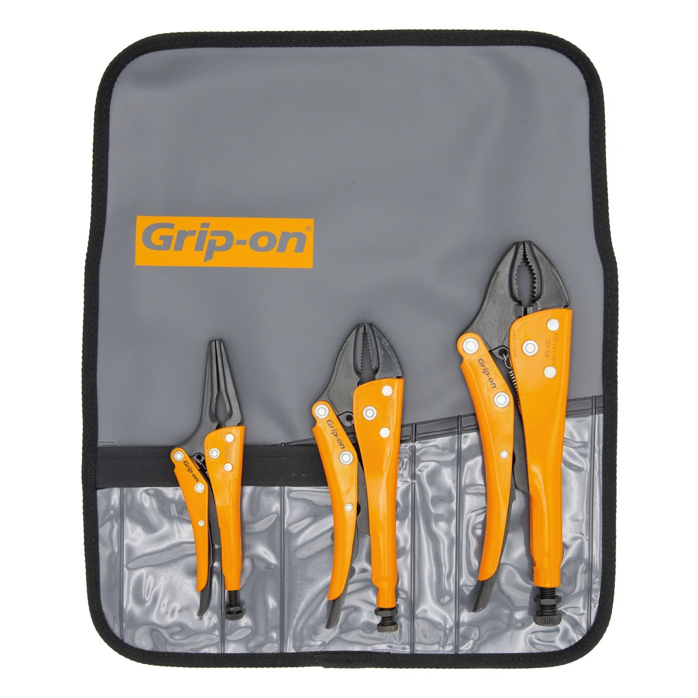 Grip-on BS-SET3-89 - Basic kit of 3 grip pliers BS-SET3