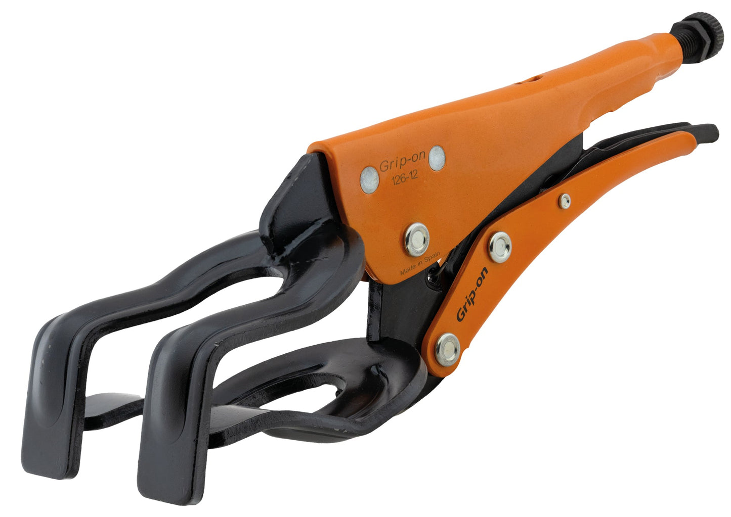 Grip - on G126 - 12 - 589 - Sargento de acero bocas onduladas en forma de U especial para tubos (295 mm) - Ferrotecnia