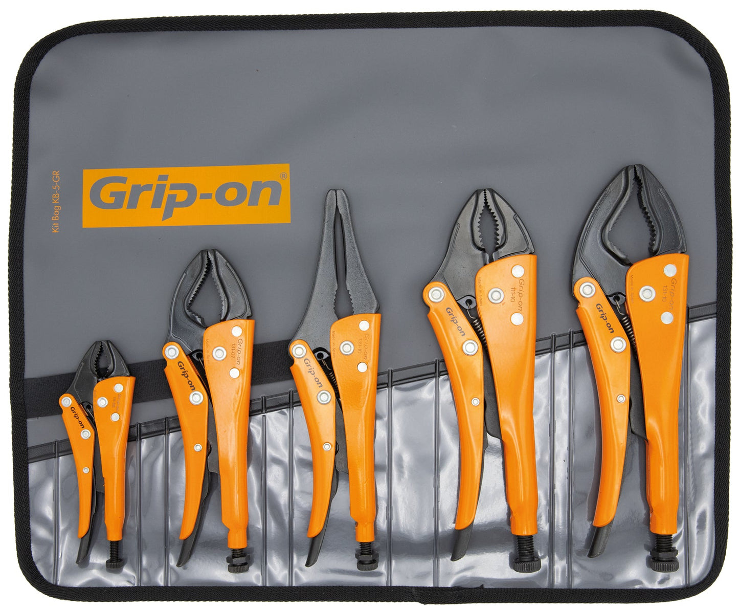 Grip - on GK - SET5 - 89 - Kit general de 5 tenazas grip GK - SET5 - Ferrotecnia