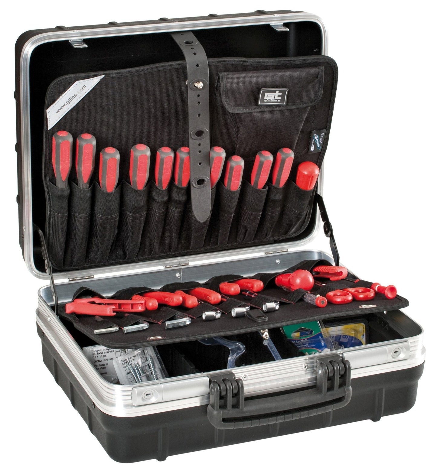 GT Line ATOMIK215PTS - Maleta portaherramientas con bolsillos - Ferrotecnia