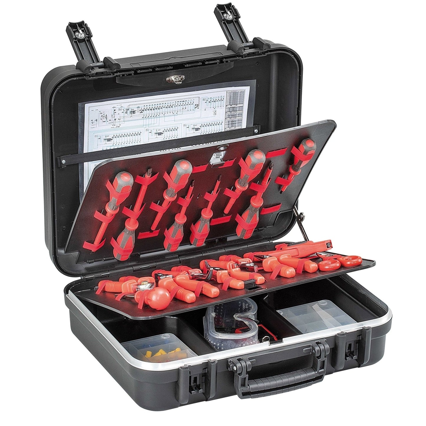 GT Line BOXERPEL - Mallette à outils Boxer PEL avec bandes élastiques