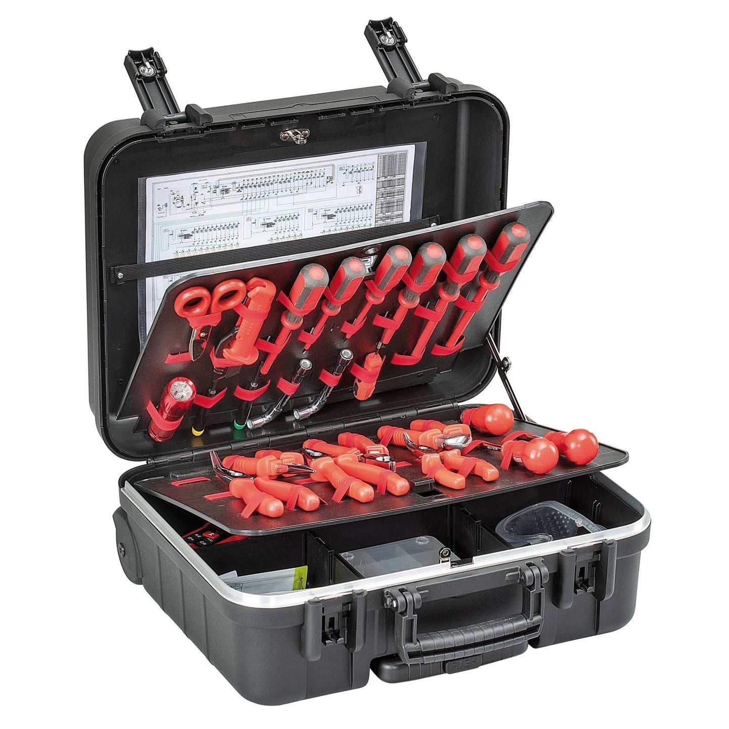 GT Line BOXERWHPEL - Tool case with elastic bands