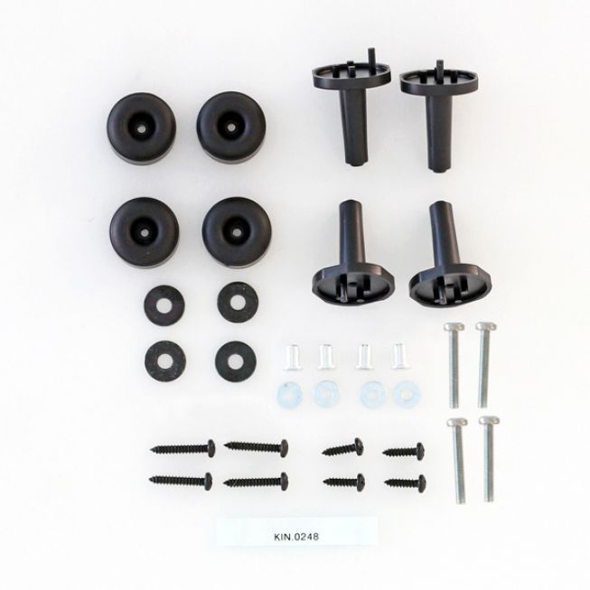 GT Line KIN.0248 - Juego de 4 pies para modelo NEW MEGA WHEELS - Ferrotecnia