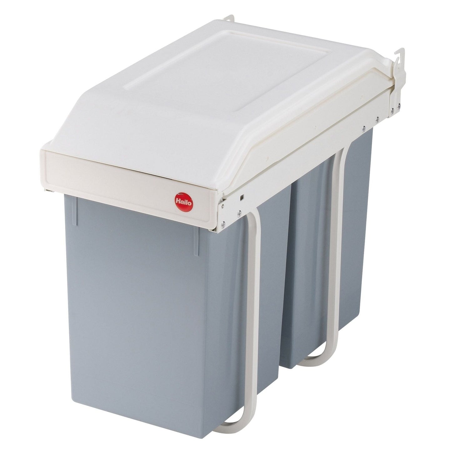 Hailo 3659-001 - 2x14 litre Multi-Box Duo L integrated recycling bin