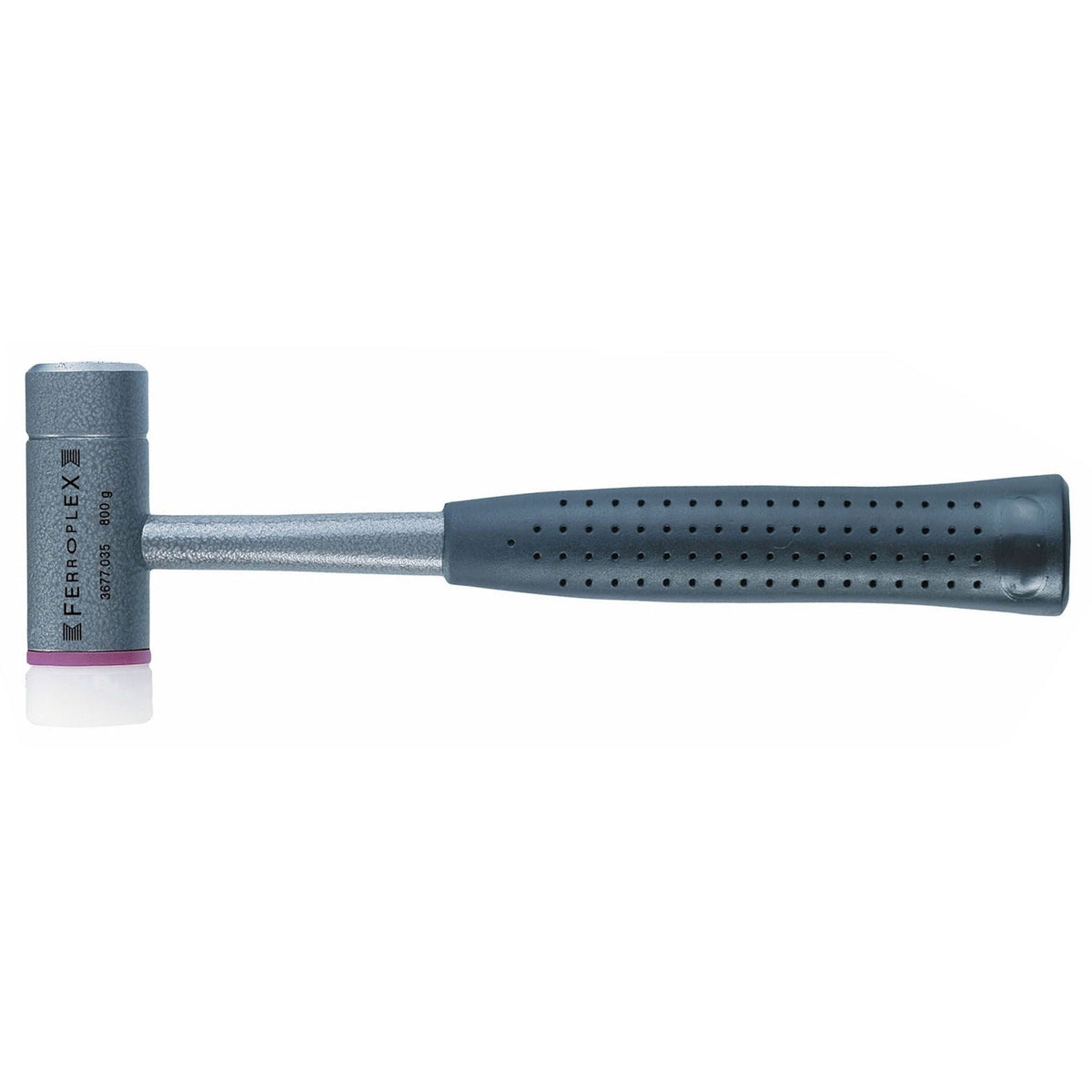 Halder Martillo combinado de acero + maza de nylon Ferroplex - Ferrotecnia