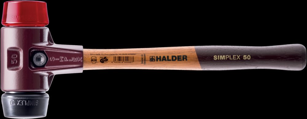 Halder Maza de goma + acetato Simplex - Ferrotecnia