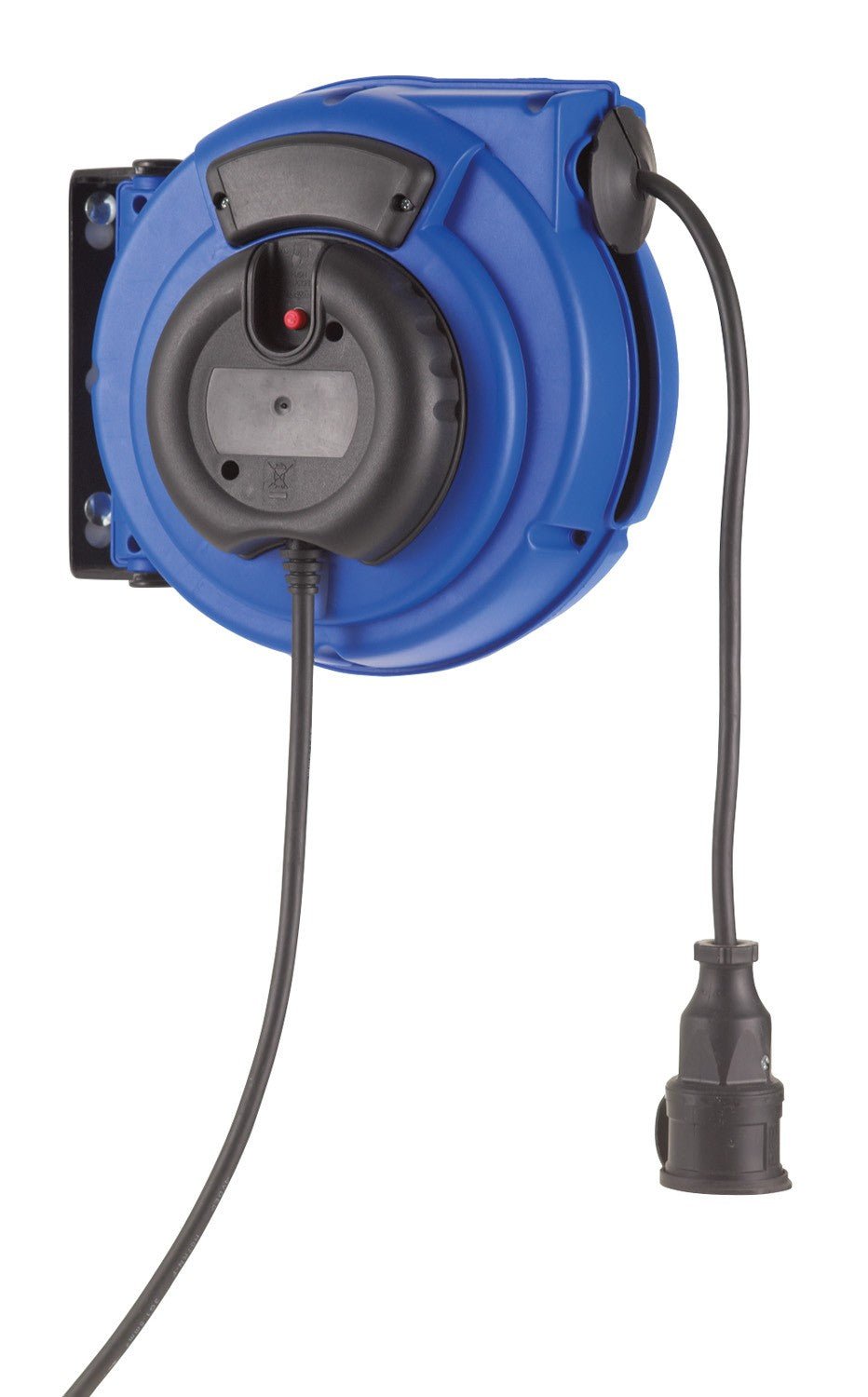 Hedi KBZ15NT - Enrollacables de pared con carrete automático Hedi con cable de goma de neopreno 15 m. x 3G1,5 (IP20) - Ferrotecnia