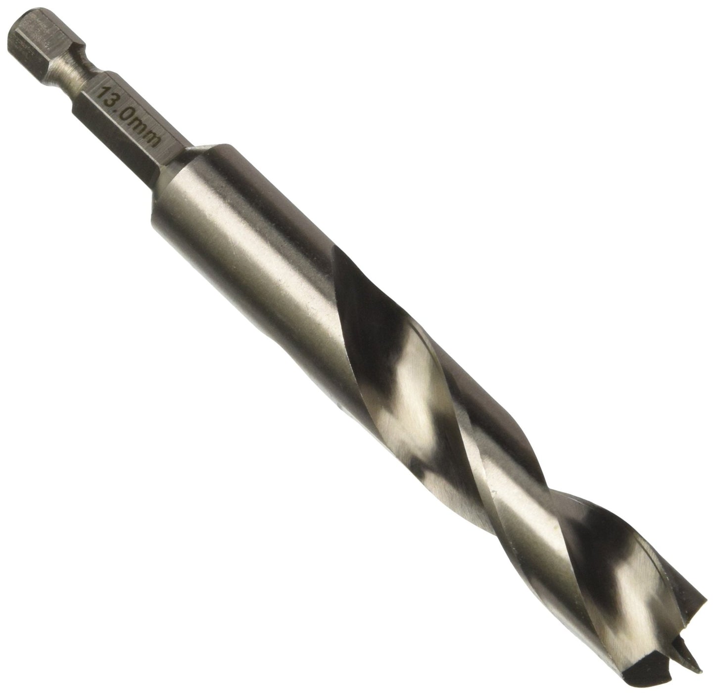 Hikoki 781952 - Broca para madera de 3 puntas 13 mm, vástago hexagonal de 1/4 pulgada