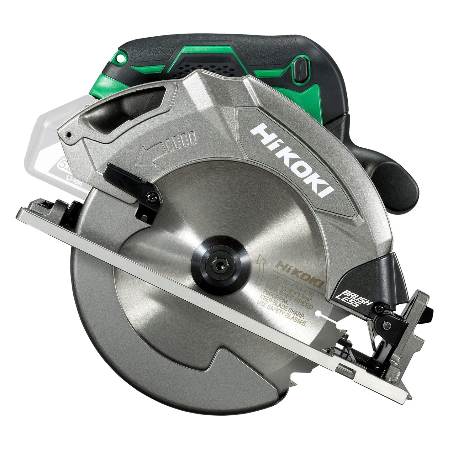 Hikoki C1807DAW4Z - Sierra circular a batería 18V 190 mm sin escobillas, sin batería ni cargador - Ferrotecnia