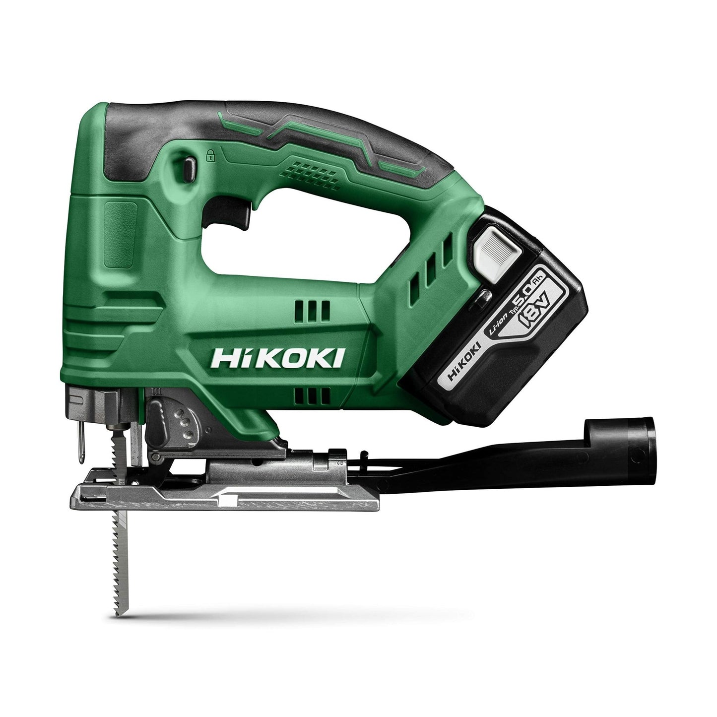 Hikoki CJ18DAWPZ - Sierra de calar de batería 18 V CJ18DA, 2 baterías 5,0 Ah y maletín HSC