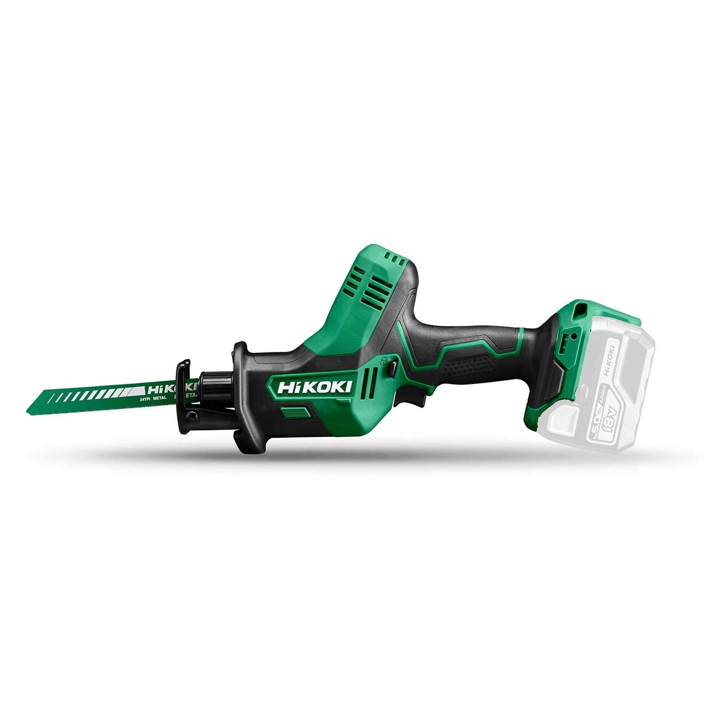 Hikoki CR18DAW4Z - Sierra sable de batería 18 V CR18DA, sin batería ni cargador
