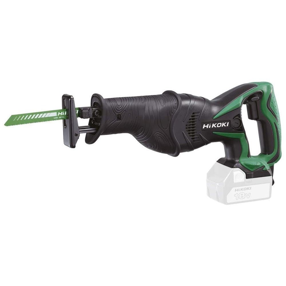 Hikoki CR18DSLW4Z - Sierra sable de batería 18 V CR18DSL, sin batería ni cargador - Ferrotecnia
