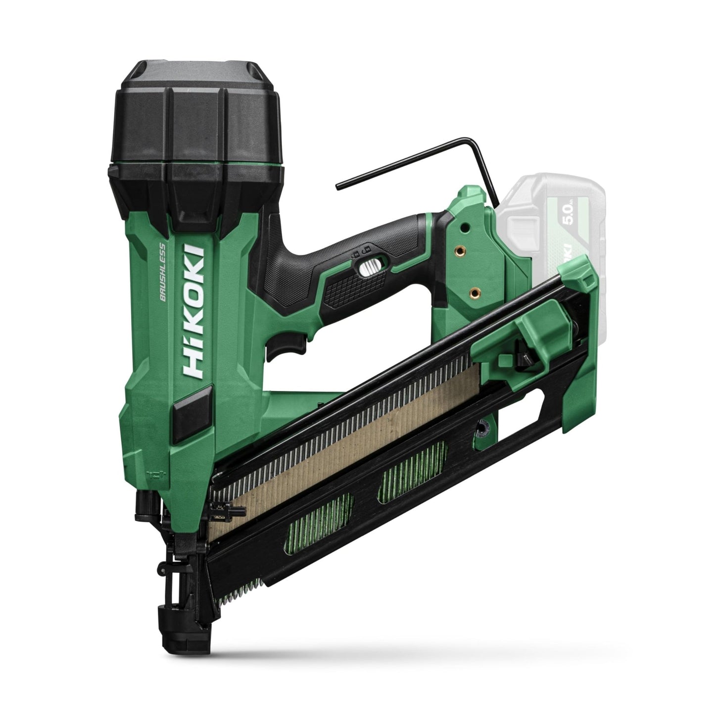 Hikoki NR1890DCAW9Z - Clavadora de batería 18V NR1890DCA 30-34°, clavos 50-90 mm, sin batería
