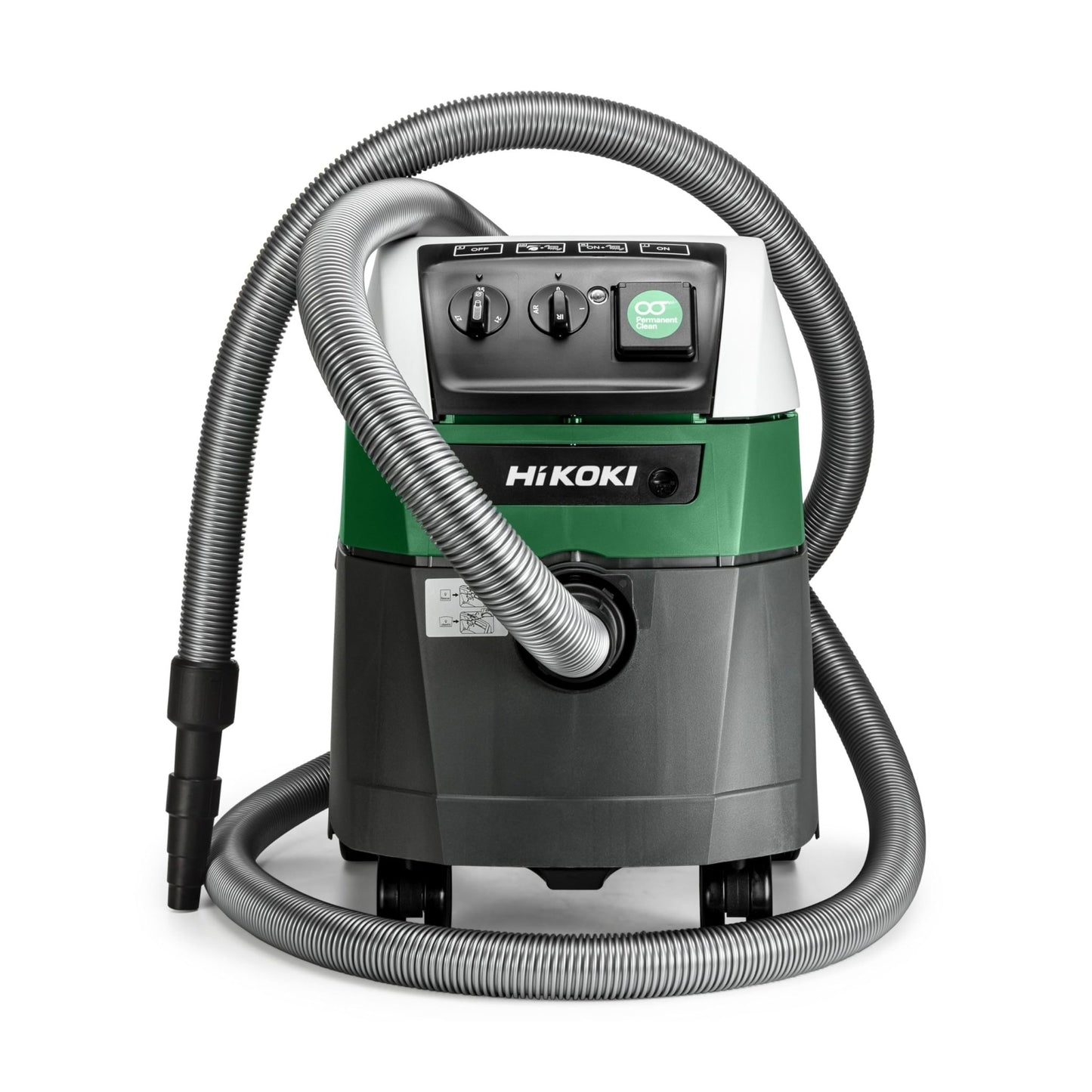 Hikoki RP350YDMWAZ - Aspirador industrial en seco y húmedo 35 l clase M, 1200 W