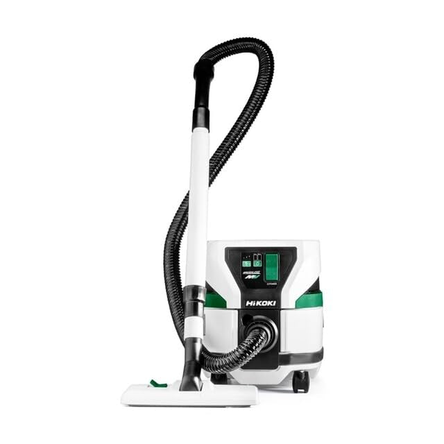 Hikoki RP3608DAW7Z - Aspirador de batería 36 V en seco y húmedo 8 l, sin batería ni cargador