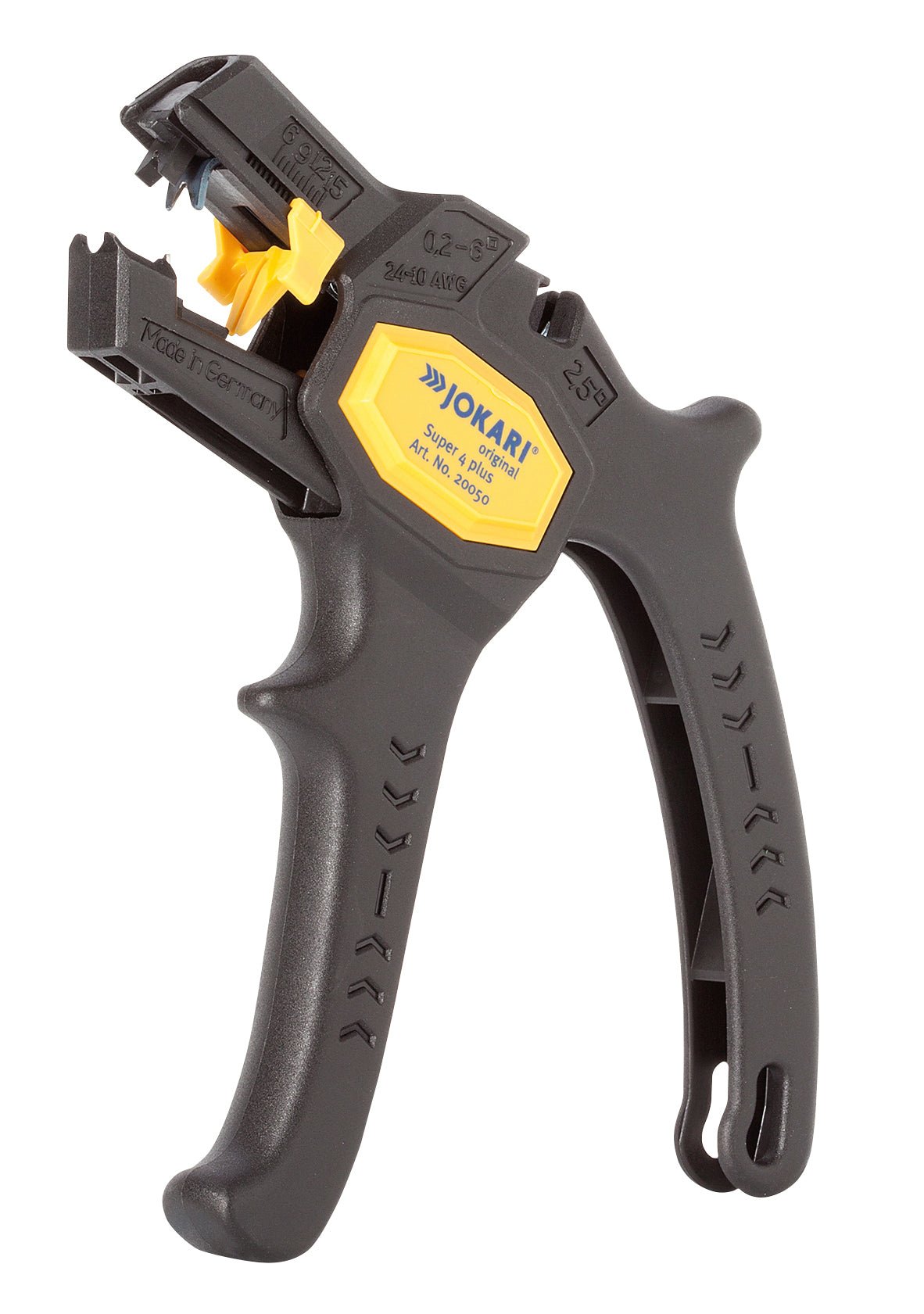 Jokari J20050 - Alicate pelacables automático y ergonómico Super 4 Plus para 0,2 - 6,0 mm² - Ferrotecnia