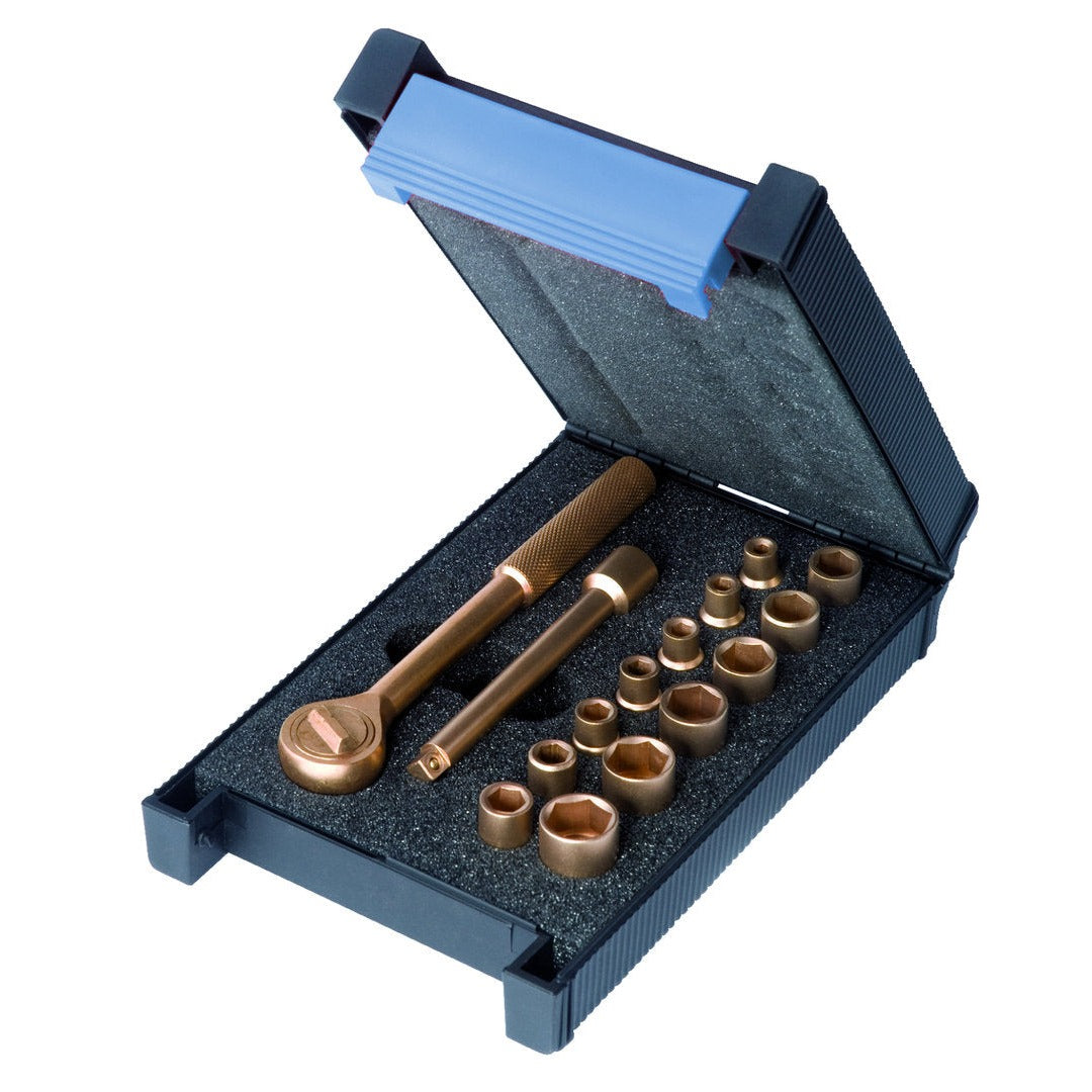 Jeu de 16 clés à douille 1/4"