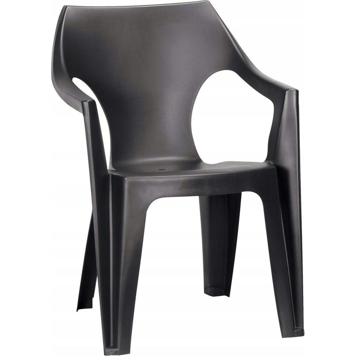 Keter 168 Silla Dante con respaldo bajo, grafito - Ferrotecnia