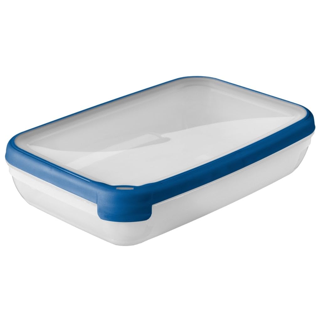 Keter 252933 - Recipiente hermético rectangular Grand Chef 2,6 L azul