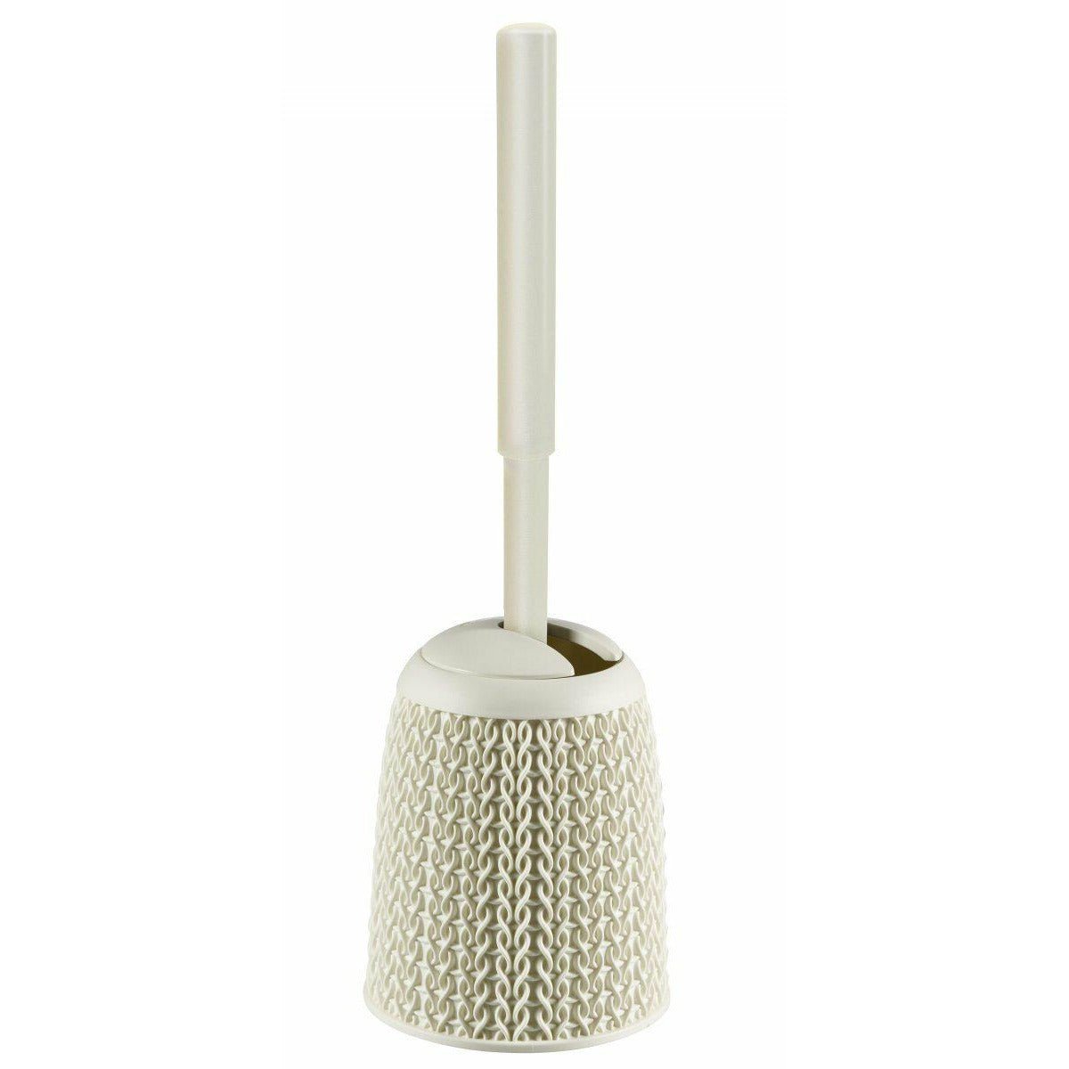 Keter Curver - Escobillero Knit para Baño - Color Marrón Topo - Ferrotecnia