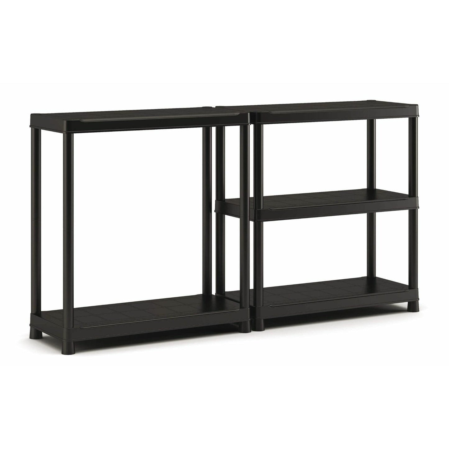 Keter | Estantería Planet - Plástico Reciclado, Gris, Shelves, 750x320x1760 mm