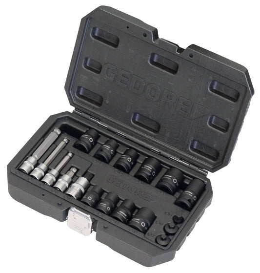 KL-0112-92 K - Juego de herramientas para pinzas de freno, incl. llave especial para RS/Q7, 18 piezas - Ferrotecnia
