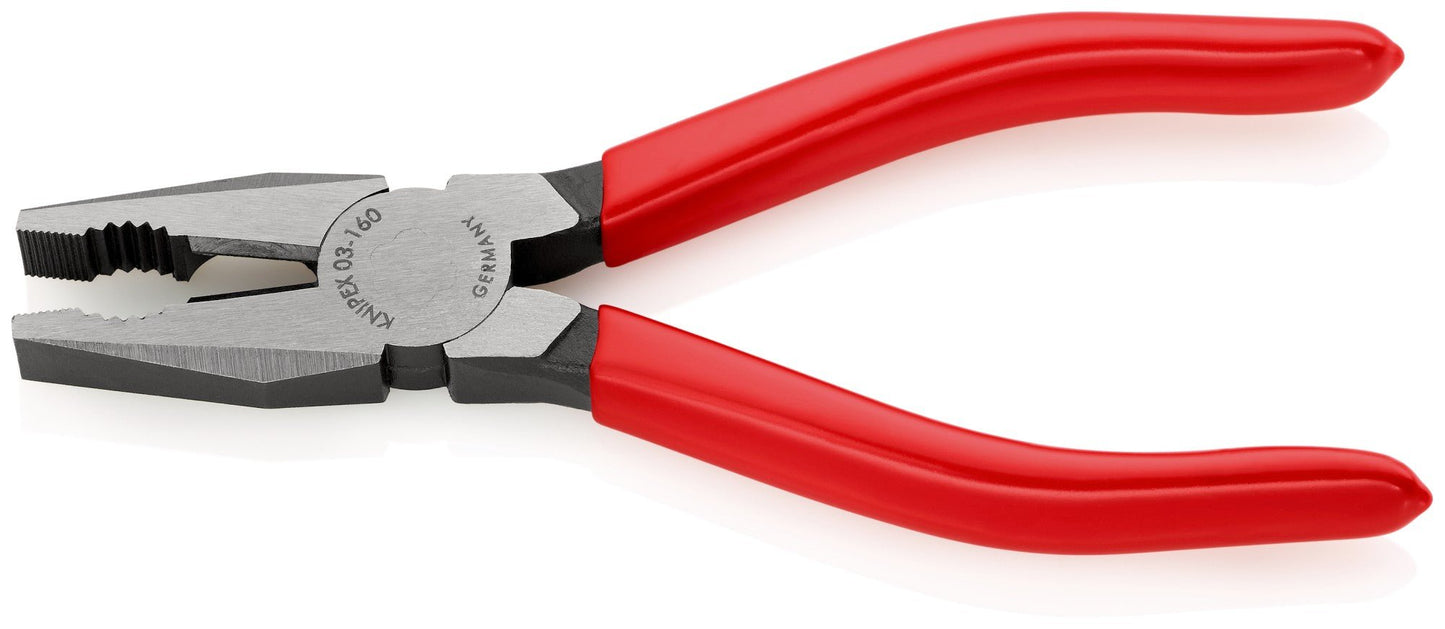Knipex 0301160EAN - Alicate universal con mangos recubiertos de plástico 160 mm - Ferrotecnia
