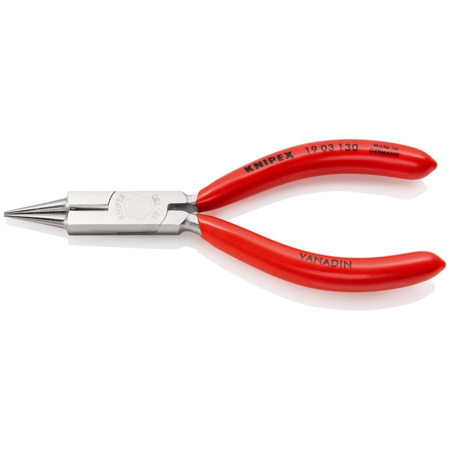 Knipex 19 03 130 - Round nose pliers with cutting edges