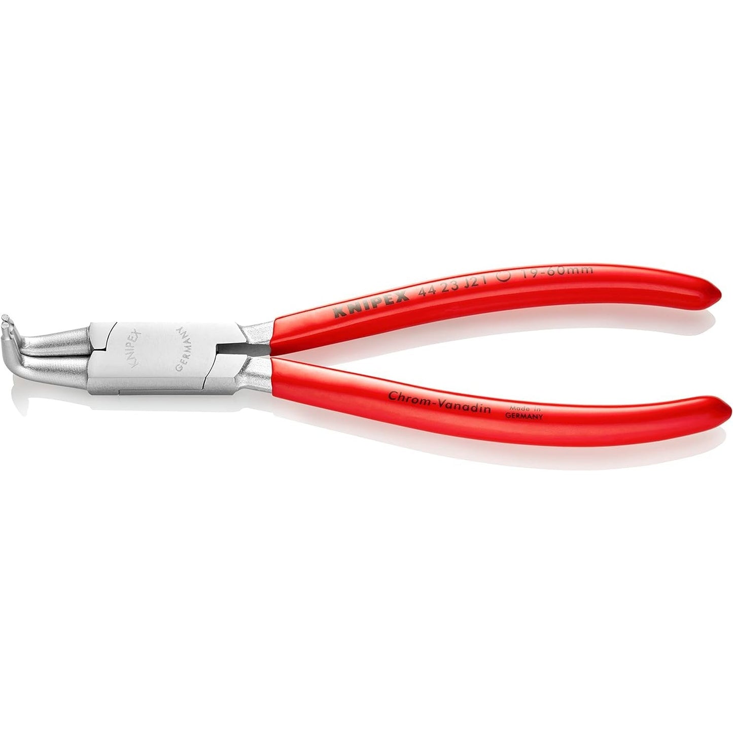 Knipex 44 23 J21 - Pliers with 90º mouth for Knipex internal washers, for washers from 19 to 60 mm.