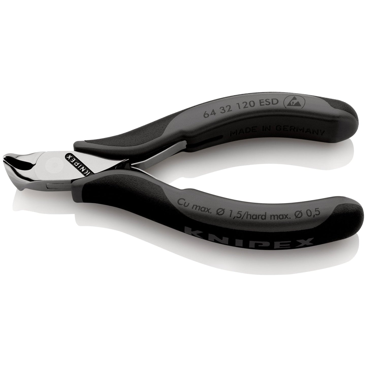 Knipex 64 32 120 ESD Electronics ESD Front Cutting Pliers