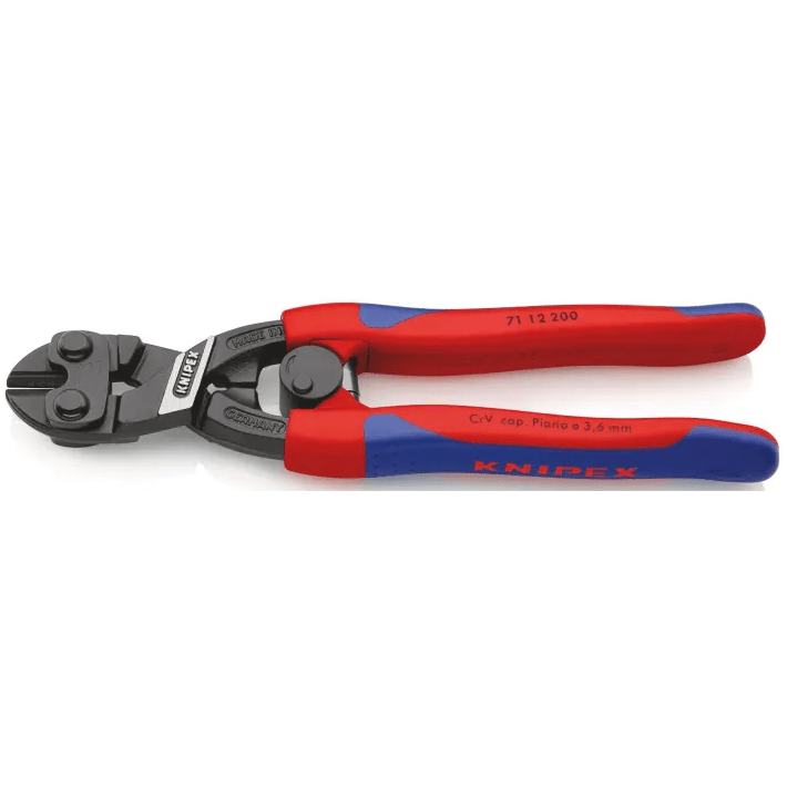 Knipex 71 12 200 SB - Cortante articulado Knipex Cobolt® 200 mm. con mangos bicomponentes y muelle de apertura automática (en embalaje autoservicio)
