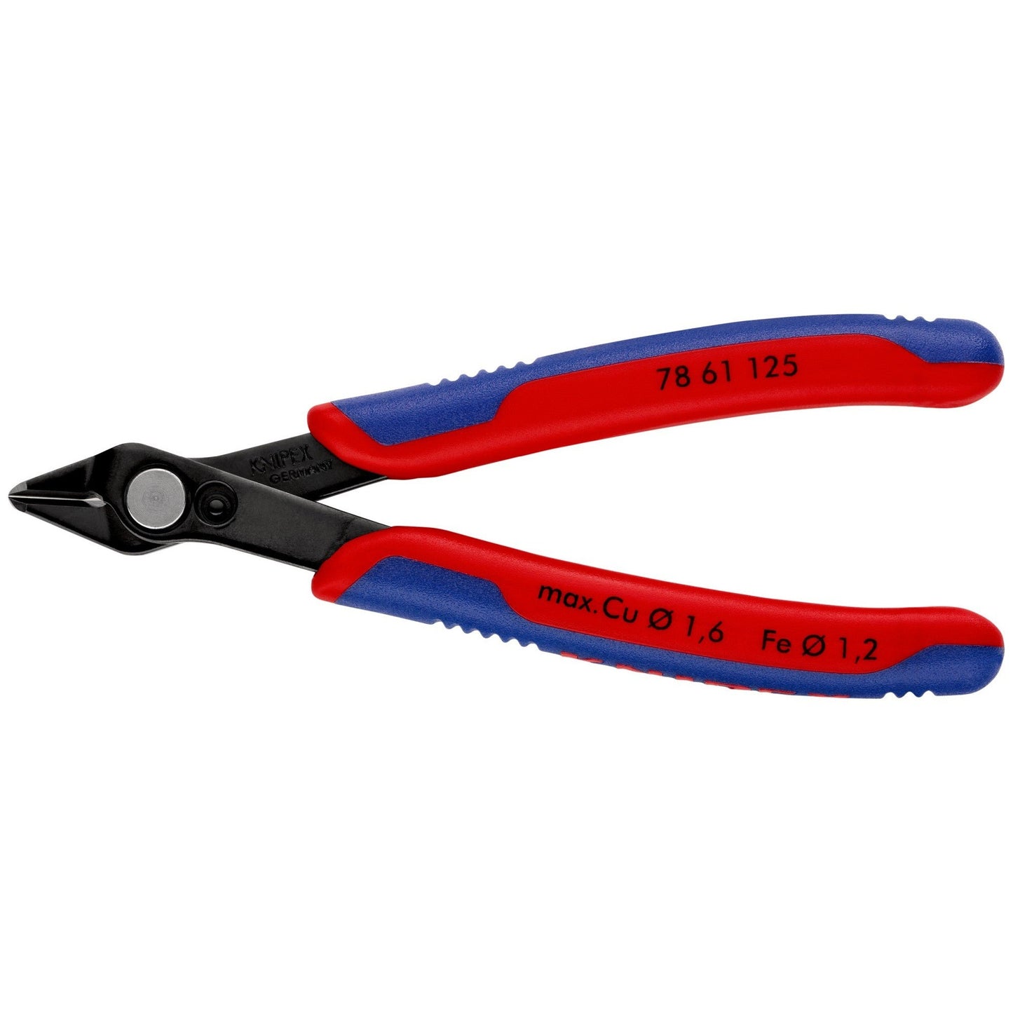 Knipex 78 61 140 - Knipex SuperKnips XL 140 mm electronic cutting pliers. with two-component handles. Bevelless edges. Suitable for fiberglass.
