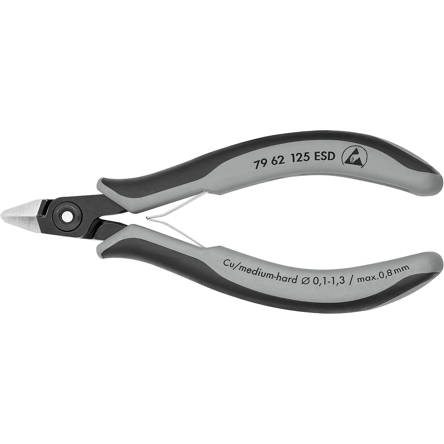 Knipex 79 62 125 ESD - Precision diagonal cutting pliers for electronics ESD Knipex 125 mm.