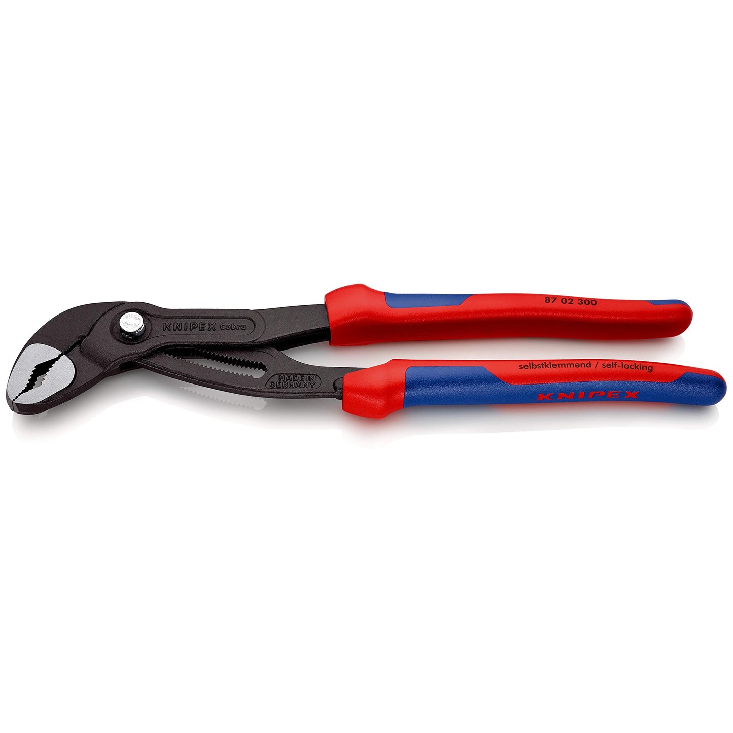 Knipex 87 02 300 SB - Knipex Cobra® 300 mm pliers. with two-component handles (in self-service packaging)