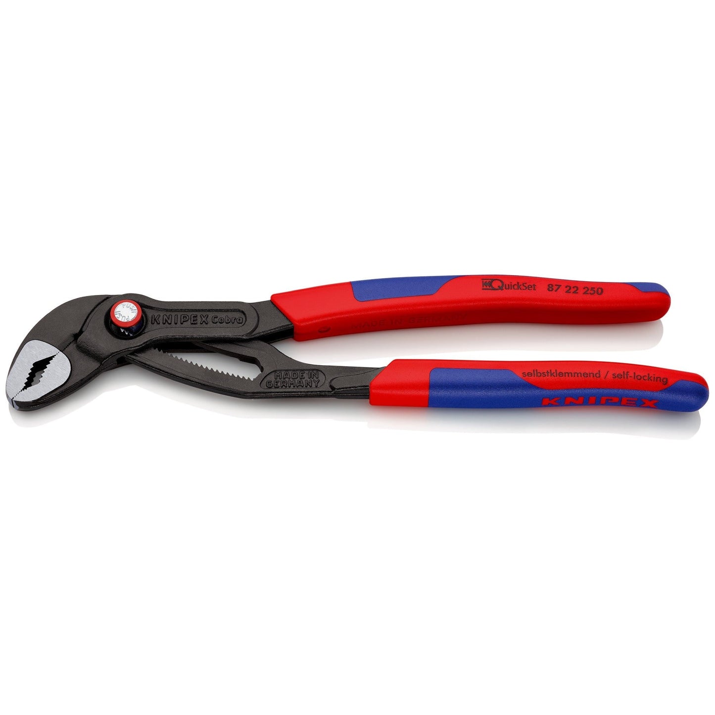 Knipex 87 22 250 - Knipex Cobra® QuickSet 250 mm pliers. with two-component handles