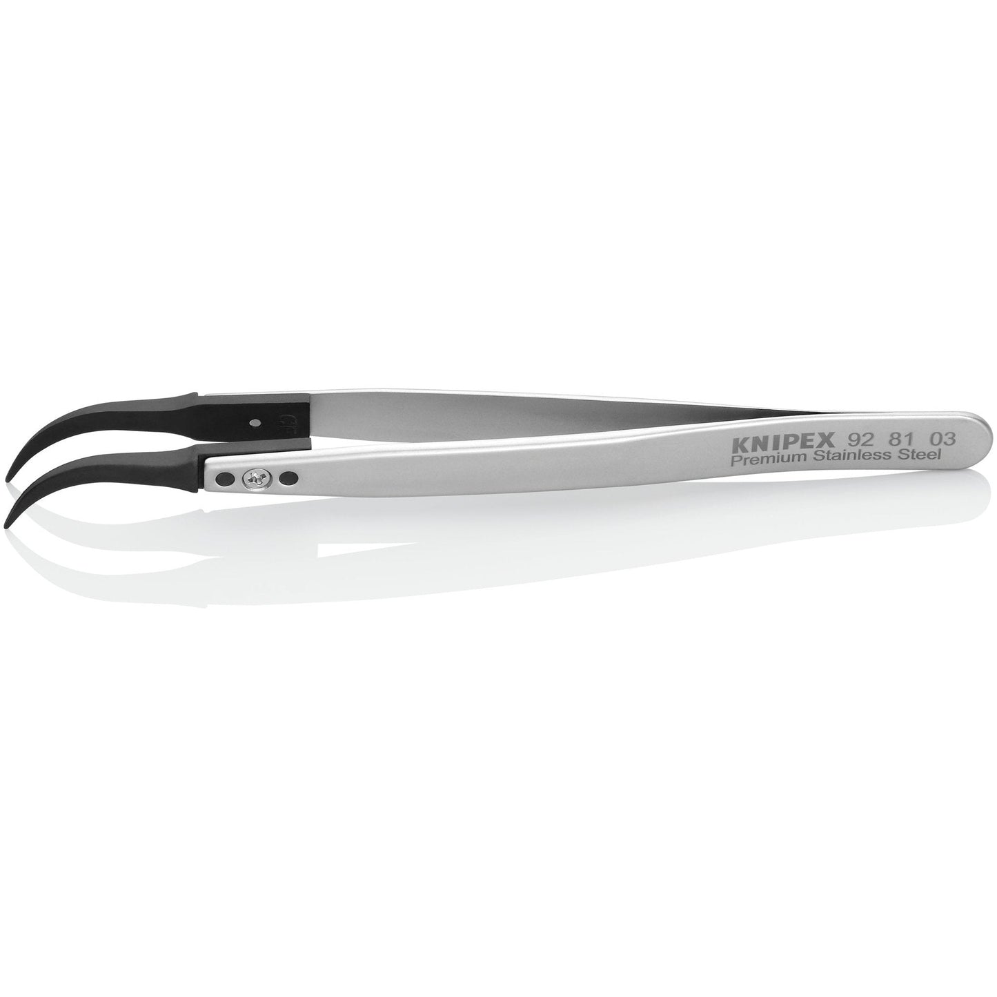 Knipex 92 81 03 - Tweezers with interchangeable tips ESD