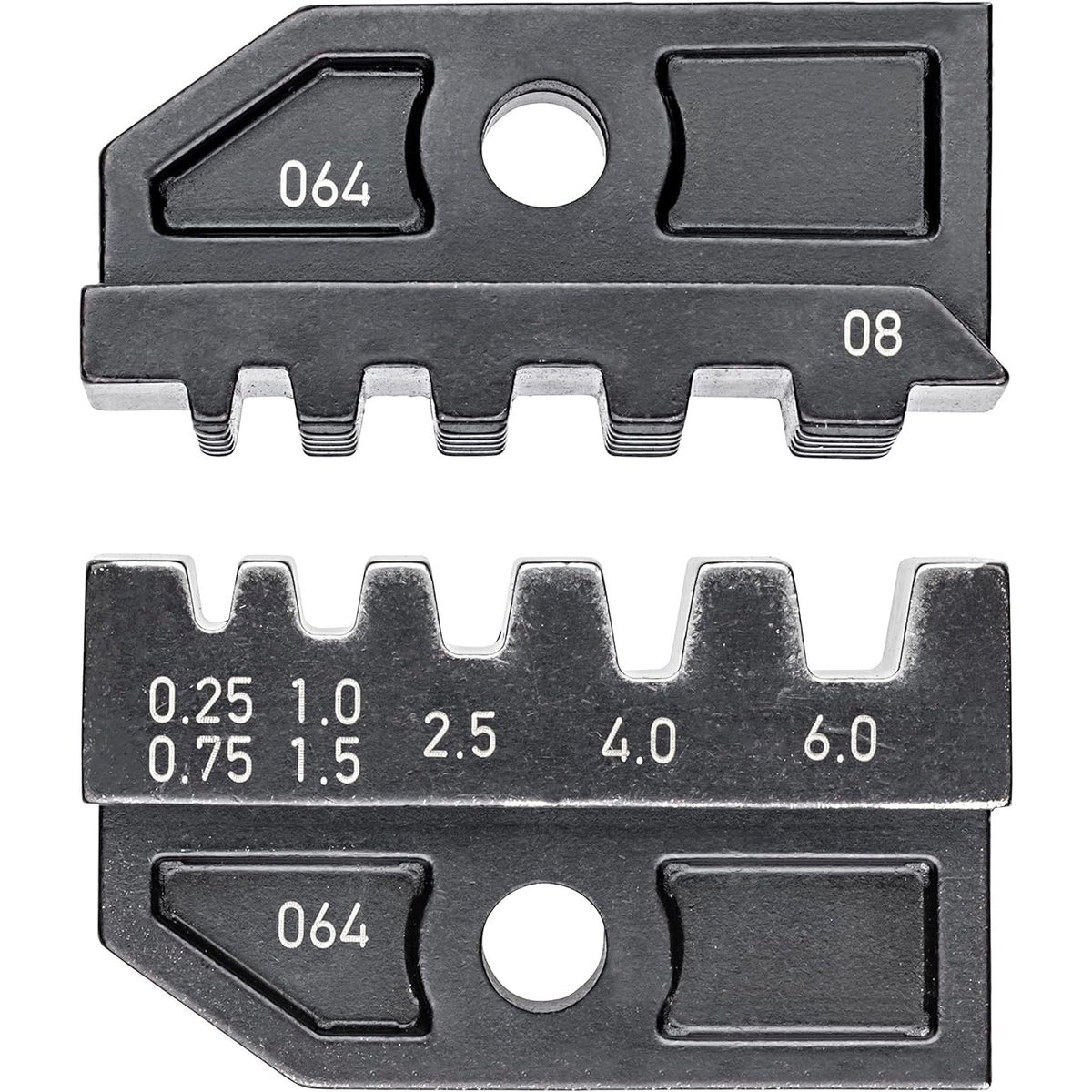 Knipex 97 49 08 - Mordazas intercambiables para alicates para crimpar terminales Knipex 97 43 xx