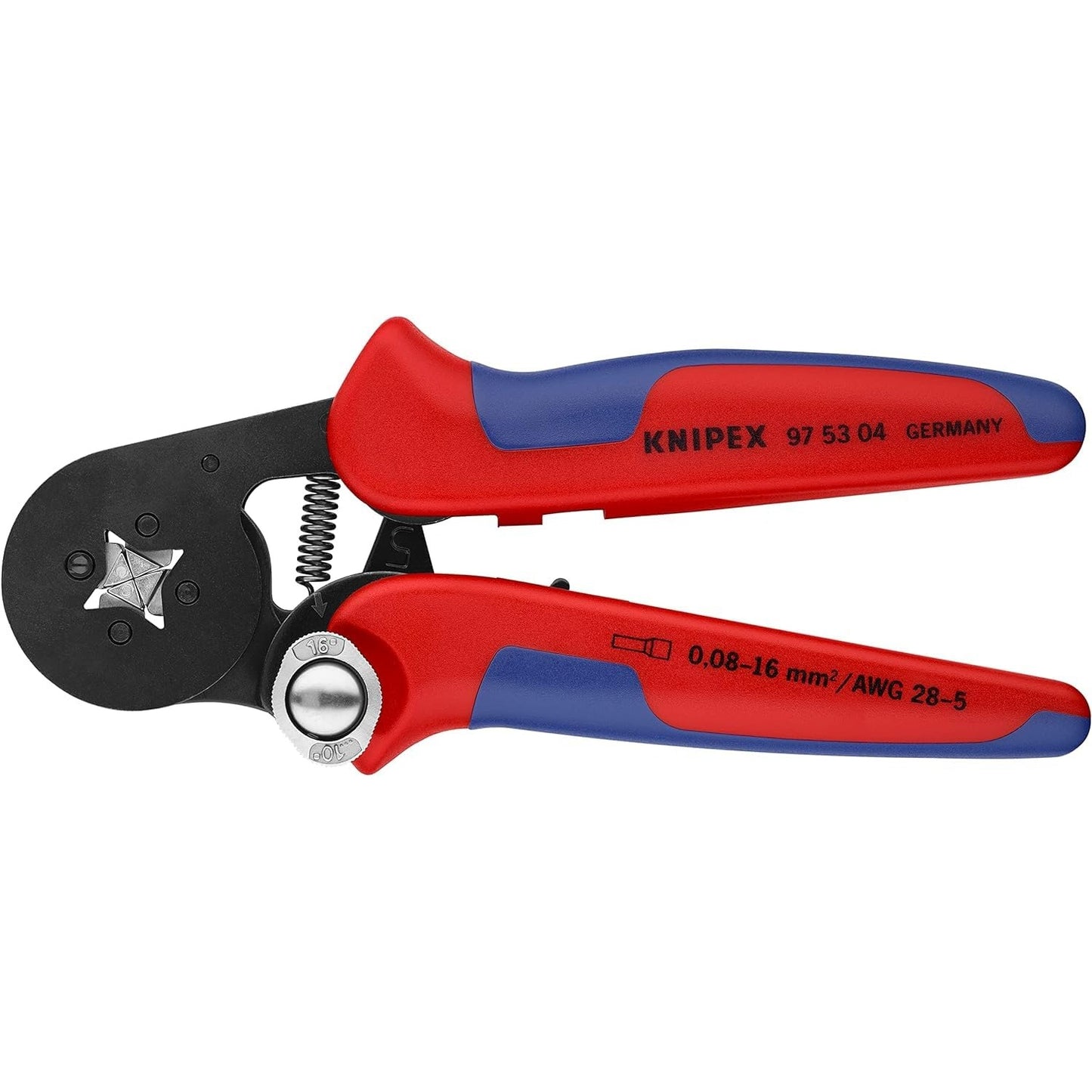 Knipex 97 53 04 SB - Knipex self-adjusting crimping tool for ferrules (square crimp) (in self-service packaging)