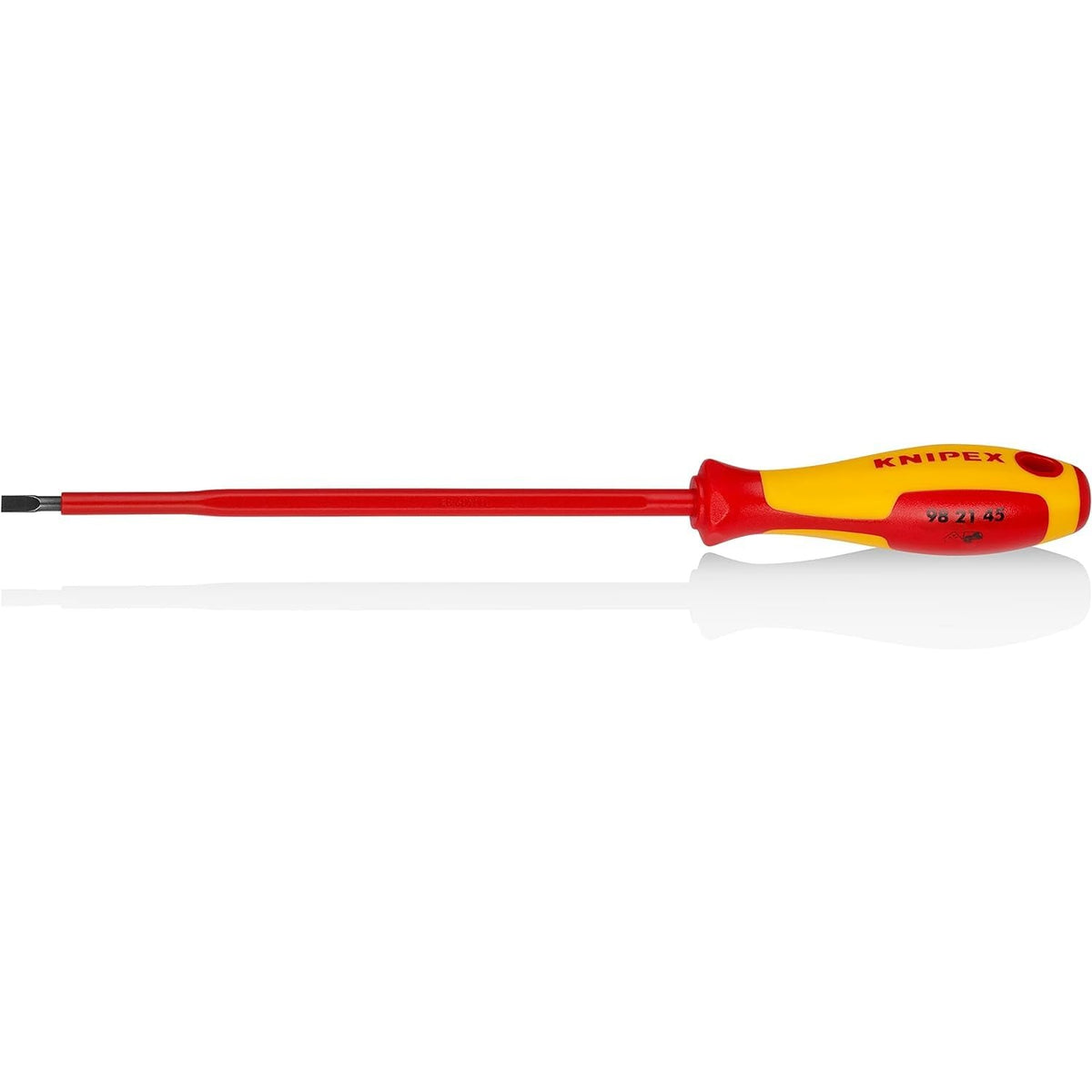 Knipex 98 21 45 - Knipex flat VDE insulated screwdriver 4.0 mm.