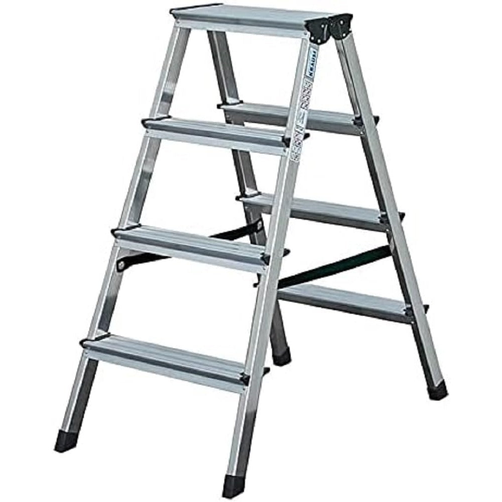 Krause 120403 - Escalera de tijera de doble acceso Dopplo, 4 peldaños - Ferrotecnia
