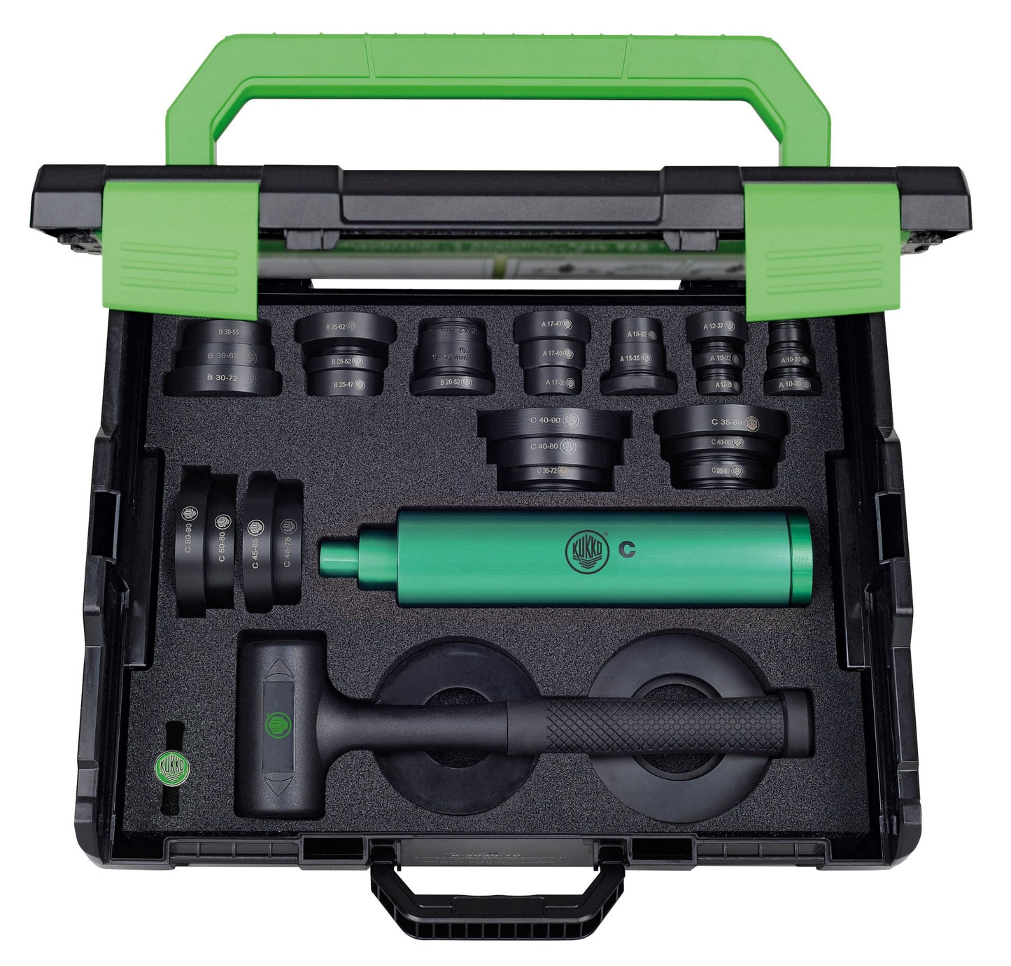 Kukko 71 - L - Juego de herramientas para montar rodamientos de 33 anillos (10 - 50 mm) - Ferrotecnia