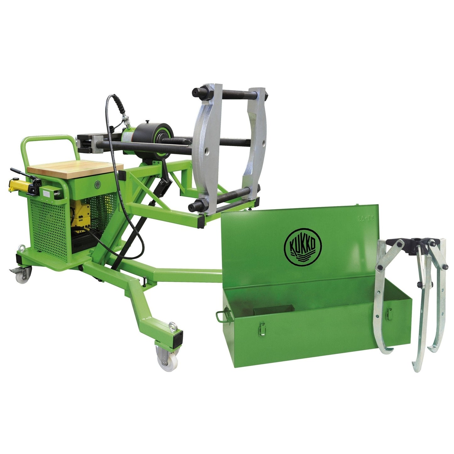 Kukko Separador + Extractor de rodamientos hidráulico móvil “GOLIATH”