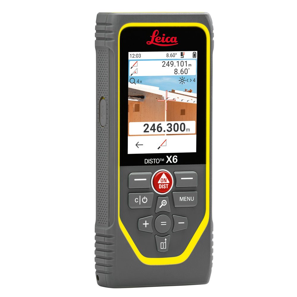 Leica Geosystems 950909 - Medidor láser Disto X6 de 250 m con cámara - Ferrotecnia