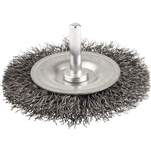 LessMann 410155 - LessMann DIY circular brush with spike 100 mm. ROF 0.30 crimped stainless steel wire
