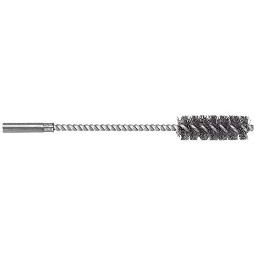 LessMann 503313 - Cylinder brushes IBG with 8 mm shank 200 x 55 mm dia 20 mm steel wire STA crimped 0.20 mm core wire galvanized 2.8 mm