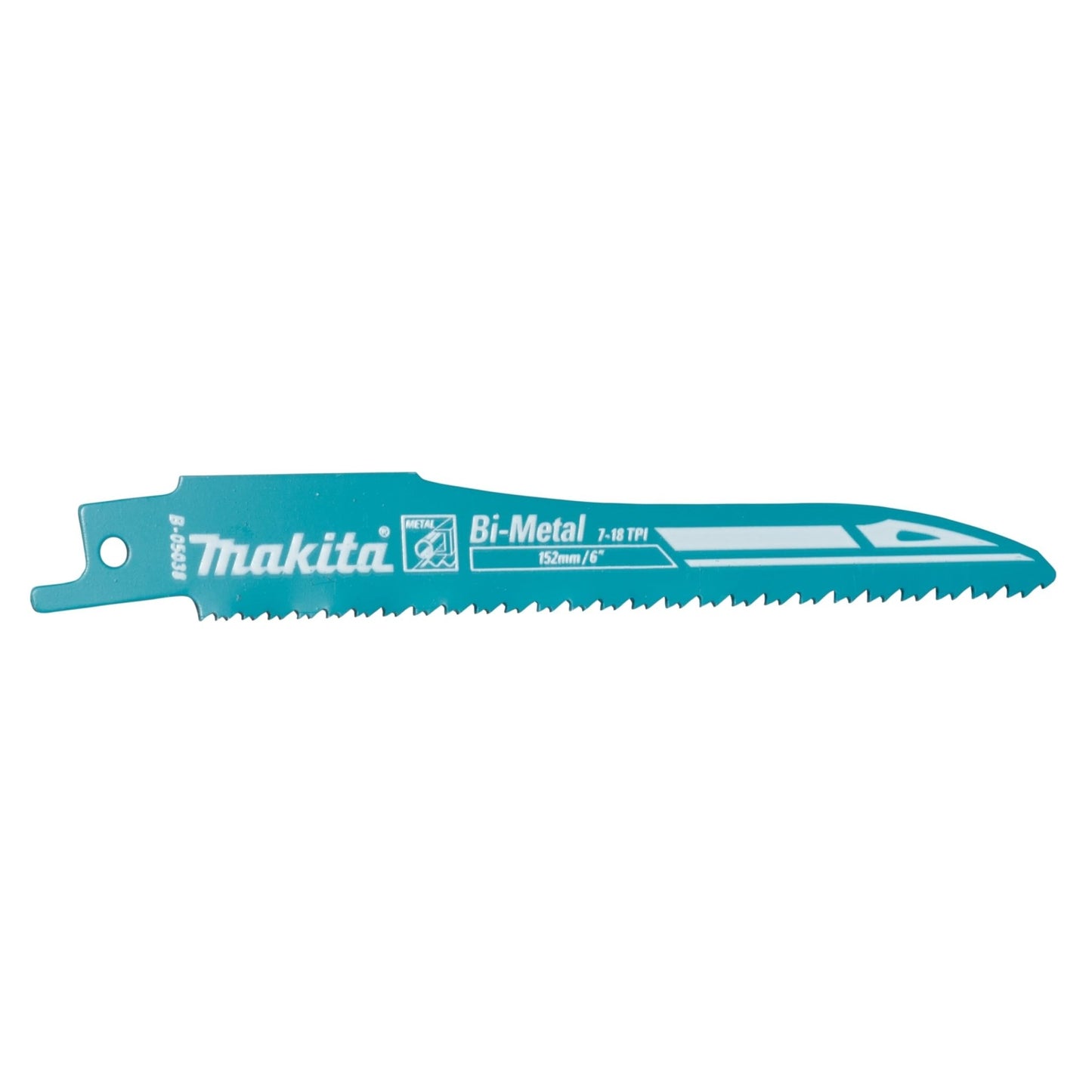 Makita B-05038-25 - B de 05038 – 25 hojas de sable BIM 152/7 – 18Z de 25 (Lote de 25 uds) - Ferrotecnia