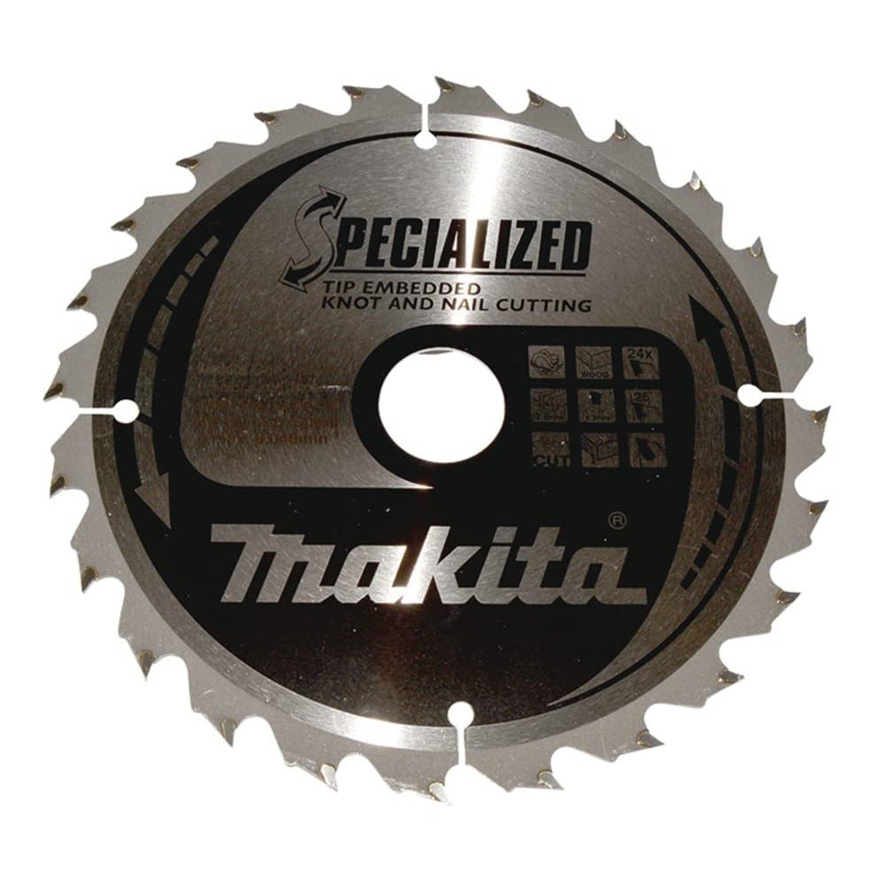 Makita B-33118 - Disco sierra circular, Specialized T.C.T, 190 x 30 mm, 24 D - Ferrotecnia
