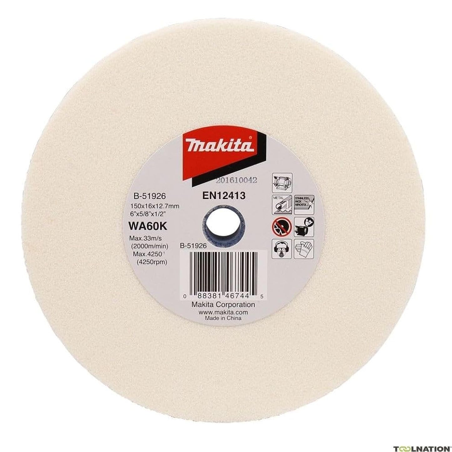 Makita B-51926 - Slijpst. 150X16x12,7Mm Wa60k